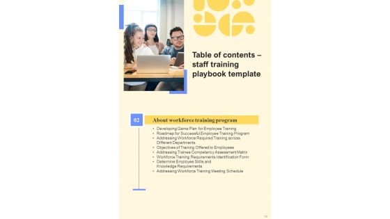 Staff Training Playbook Template