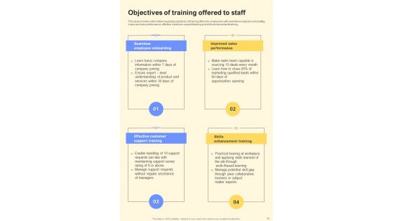 Staff Training Playbook Template