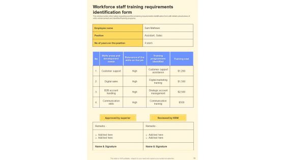 Staff Training Playbook Template
