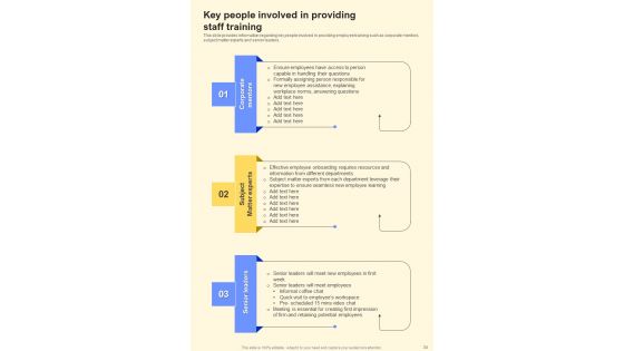 Staff Training Playbook Template