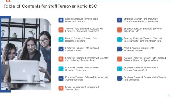 Staff Turnover Ratio BSC Ppt PowerPoint Presentation Complete Deck With Slides