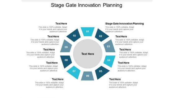 Stage Gate Innovation Planning Ppt PowerPoint Presentation Summary Aids Cpb