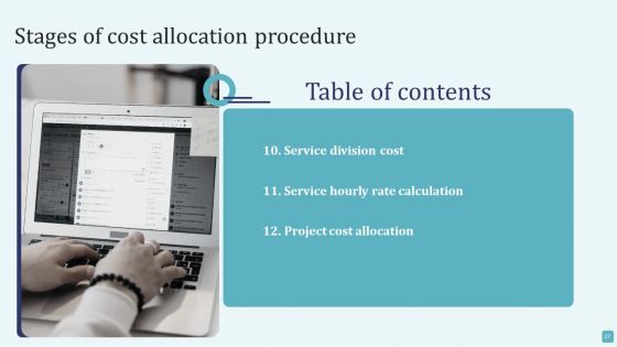Stages Of Cost Allocation Procedure Ppt PowerPoint Presentation Complete Deck With Slides