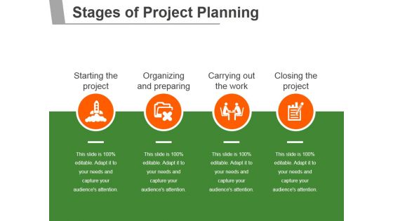 Stages Of Project Planning Ppt PowerPoint Presentation Model
