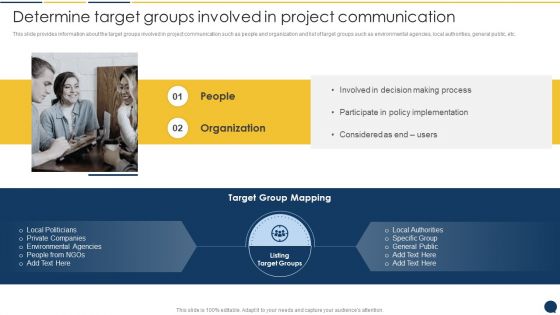 Stakeholder Communication Program Determine Target Groups Involved In Project Contd Download PDF