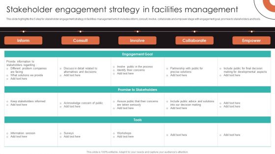 Stakeholder Engagement Strategy In Facilities Management Diagrams PDF Stakeholder Engagement Strategy In Facilities Management Diagrams PDF