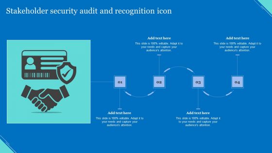 Stakeholder Security Audit And Recognition Icon Demonstration PDF