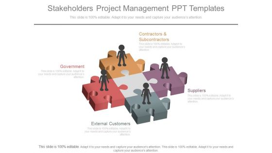 Stakeholders Project Management Ppt Templates