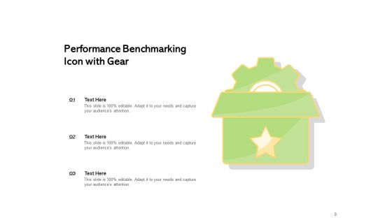 Standard Icon Business Benchmarking Gear Ppt PowerPoint Presentation Complete Deck