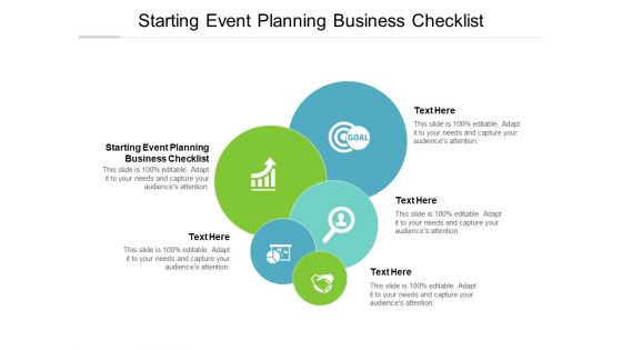 Starting Event Planning Business Checklist Ppt PowerPoint Presentation Slides Clipart Cpb