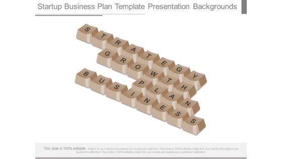 Startup Business Plan Template Presentation Backgrounds Startup Business Plan Template Presentation Backgrounds