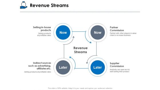 Startup Investment Ideas Revenue Streams Ppt Summary Slides PDF