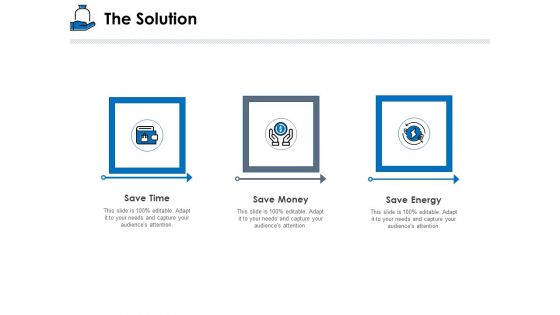 Startup Investment Ideas The Solution Ppt Summary Graphics Example PDF