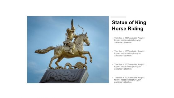 Statue Of King Horse Riding Ppt PowerPoint Presentation Portfolio Graphics Download