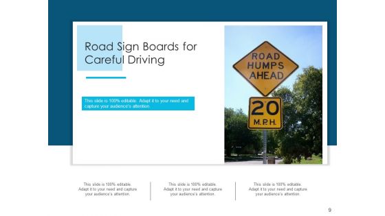 Steering Road Sign GPS Ppt PowerPoint Presentation Complete Deck