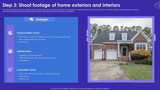 Step 3 Shoot Footage Of Home Exteriors And Interiors Professional PDF