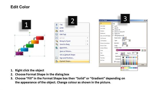 Step Process Flowchart Diagrams PowerPoint Slides