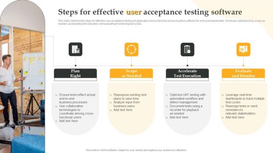 Steps For Effective User Acceptance Testing Software Clipart PDF Steps For Effective User Acceptance Testing Software Clipart PDF