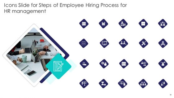 Steps Of Employee Hiring Process For HR Management Ppt PowerPoint Presentation Complete Deck With Slides