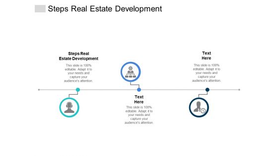 Steps Real Estate Development Ppt PowerPoint Presentation Infographics Background Cpb