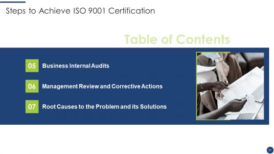 Steps To Achieve ISO 9001 Certification Ppt PowerPoint Presentation Complete With Slides