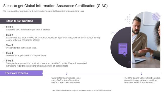 Steps To Get Global Information Assurance Certification Giac Designs PDF