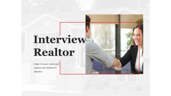 Steps To Selling A House With A Realtor Ppt PowerPoint Presentation Complete Deck With Slides