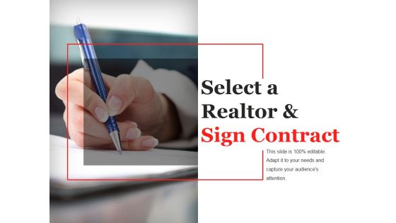 Steps To Selling A House With A Realtor Ppt PowerPoint Presentation Complete Deck With Slides