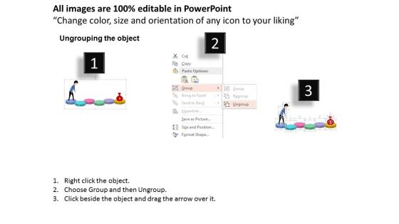 Steps To Set And Achieve Goals Powerpoint Templates