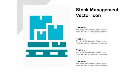 Stock Management Vector Icon Ppt PowerPoint Presentation File Clipart