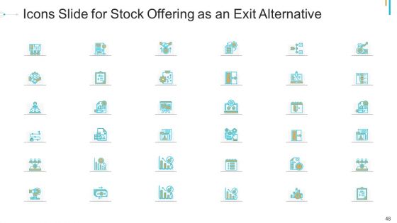 Stock Offering As An Exit Alternative Ppt PowerPoint Presentation Complete Deck With Slides