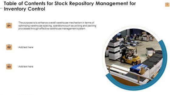 Stock Repository Management For Inventory Control Ppt PowerPoint Presentation Complete Deck With Slides