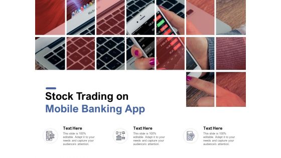 Stock Trading On Mobile Banking App Ppt PowerPoint Presentation Layouts Infographic Template