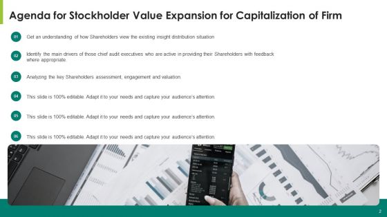 Stockholder Value Expansion For Capitalization Of Firm Ppt PowerPoint Presentation Complete Deck With Slides