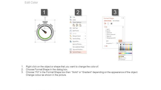 Stopwatch For Speed Calculation Powerpoint Slides