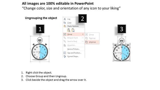 Stopwatch For Strategic Time Management Powerpoint Templates