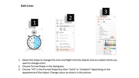 Stopwatch For Strategic Time Management Powerpoint Templates