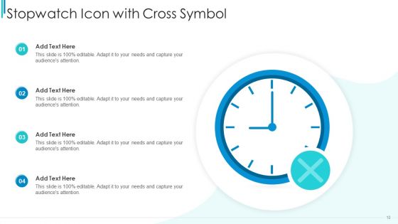 Stopwatch Icon Ppt PowerPoint Presentation Complete Deck With Slides