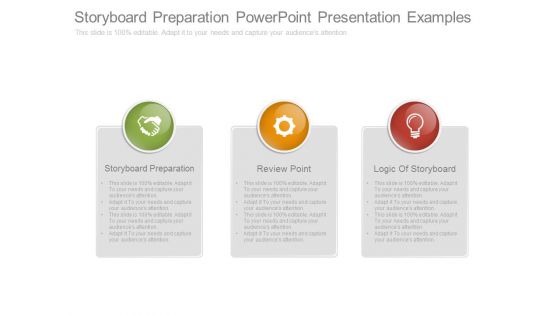 Storyboard Preparation Powerpoint Presentation Examples