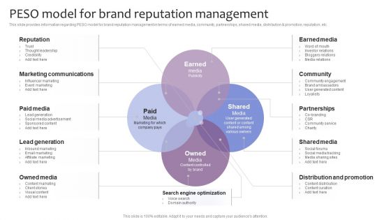 Strategic Brand Management PESO Model For Brand Reputation Management Sample PDF Strategic Brand Management PESO Model For Brand Reputation Management Sample PDF