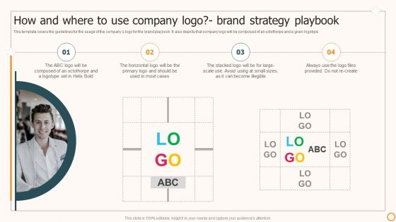 Strategic Brand Playbook How And Where To Use Company Logo Brand Strategy Playbook Rules PDF Strategic Brand Playbook How And Where To Use Company Logo Brand Strategy Playbook Rules PDF