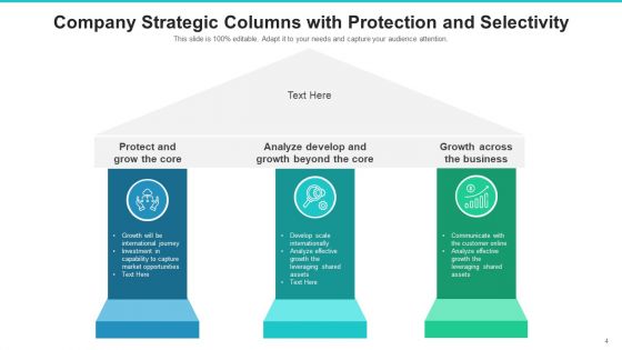 Strategic Columns Marketing Management Ppt PowerPoint Presentation Complete Deck With Slides