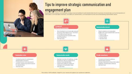 Strategic Communication And Engagement Plan Ppt PowerPoint Presentation Complete Deck With Slides