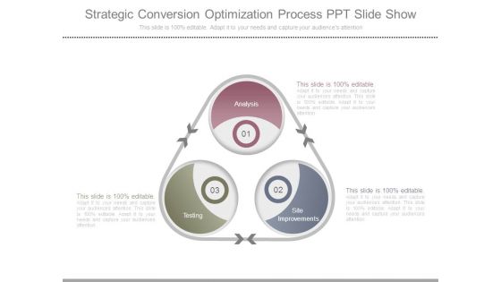Strategic Conversion Optimization Process Ppt Slide Show Strategic Conversion Optimization Process Ppt Slide Show