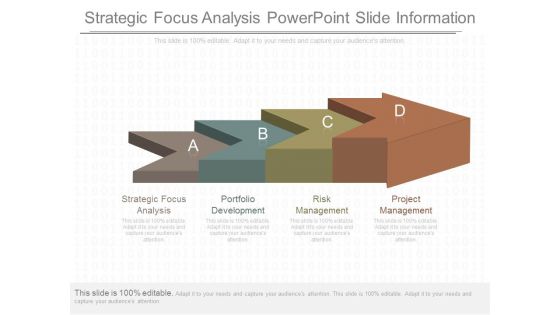 Strategic Focus Analysis Powerpoint Slide Information