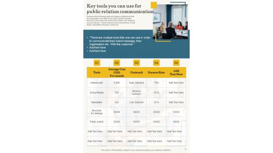 Strategic Guide To Formulate Crisis Communication Plan Template