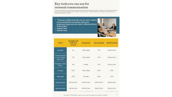 Strategic Guide To Formulate Crisis Communication Plan Template
