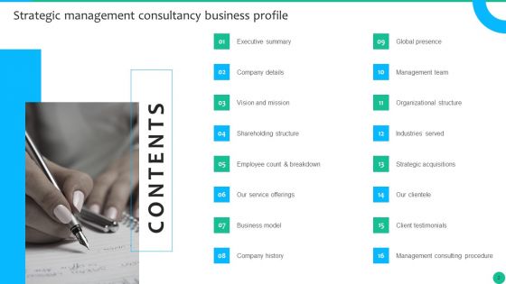 Strategic Management Consultancy Business Profile Ppt PowerPoint Presentation Complete With Slides