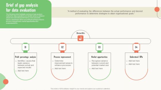 Strategic Market Insight Implementation Guide Brief Of Gap Analysis For Data Evaluation Sample PDF Strategic Market Insight Implementation Guide Brief Of Gap Analysis For Data Evaluation Sample PDF