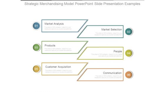 Strategic Merchandising Model Powerpoint Slide Presentation Examples